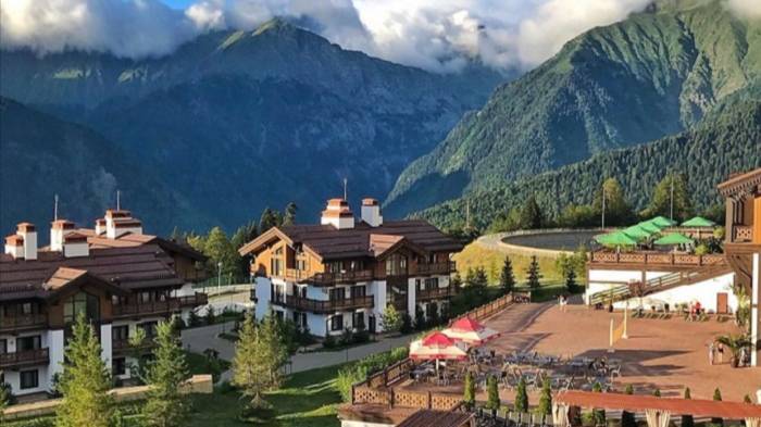 Поляна высота 1390, Красная Поляна, Сочи. смотреть онлайн