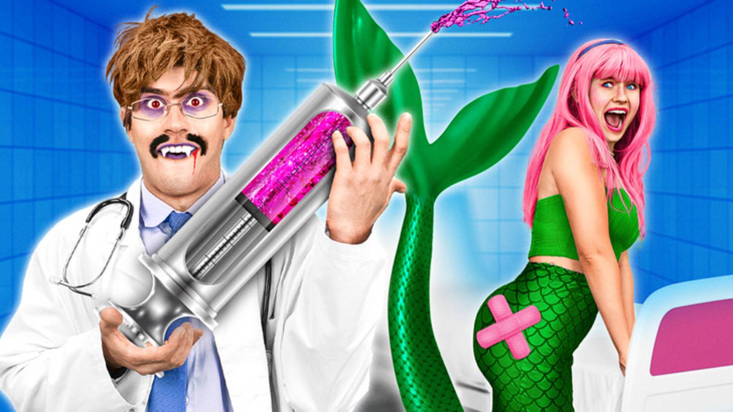 Русалка в больнице для вампиров 🧛♂️ Хороший vs плохой доктор от Ла Ла Лайф 🧜♀️ смотреть онлайн