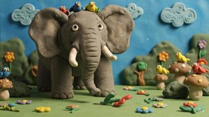 Сен-Санс «Слон» 🐘 | Пластилиновый мультфильм | Классика для детей