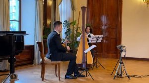 И.С. Бах "Сицилиана" из сонаты для флейты №2 (балалайка и арфа)