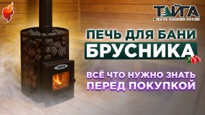 Тайга "Брусника"- банная печь которая удивляет! Честный видеообзор.
