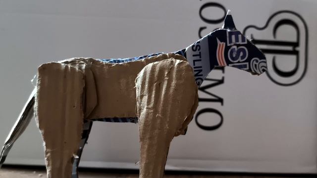 фигурки лошадей шляйх обзор самодельной  лошади фигурки из картона и видео как делать