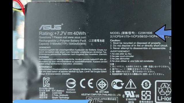 Как заменить аккумулятор для ноутбука Asus zenbook flip S ux363 Original quality смотреть онлайн