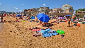 Феодосия - Черноморская набережная сегодня. Актуальная обстановка на пляже.