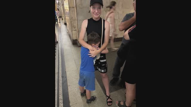 Дружба Ксюши а Андрюши. Хорошо, когда дети друзей тоже становятся друзьями