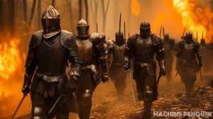 Reign of Fire - Epic Rock Music AI Short Animated Cinematic Story - AI Machine Penguin