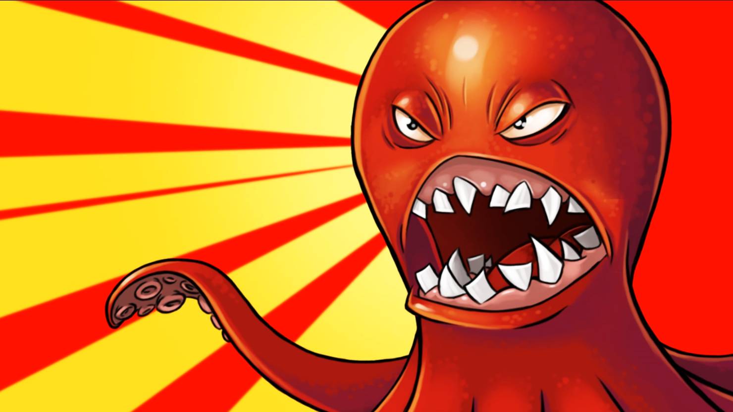 СУРОВЫЙ ОСЬМИНОГ МУТАНТ в ЯПОНИИ игра OCTOGEDDON на канале Мистер Игрушкин смотреть онлайн