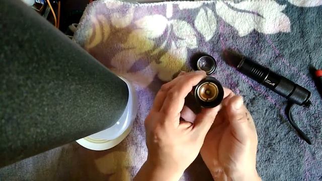 Разборка фонарика UltraFire XML-T6