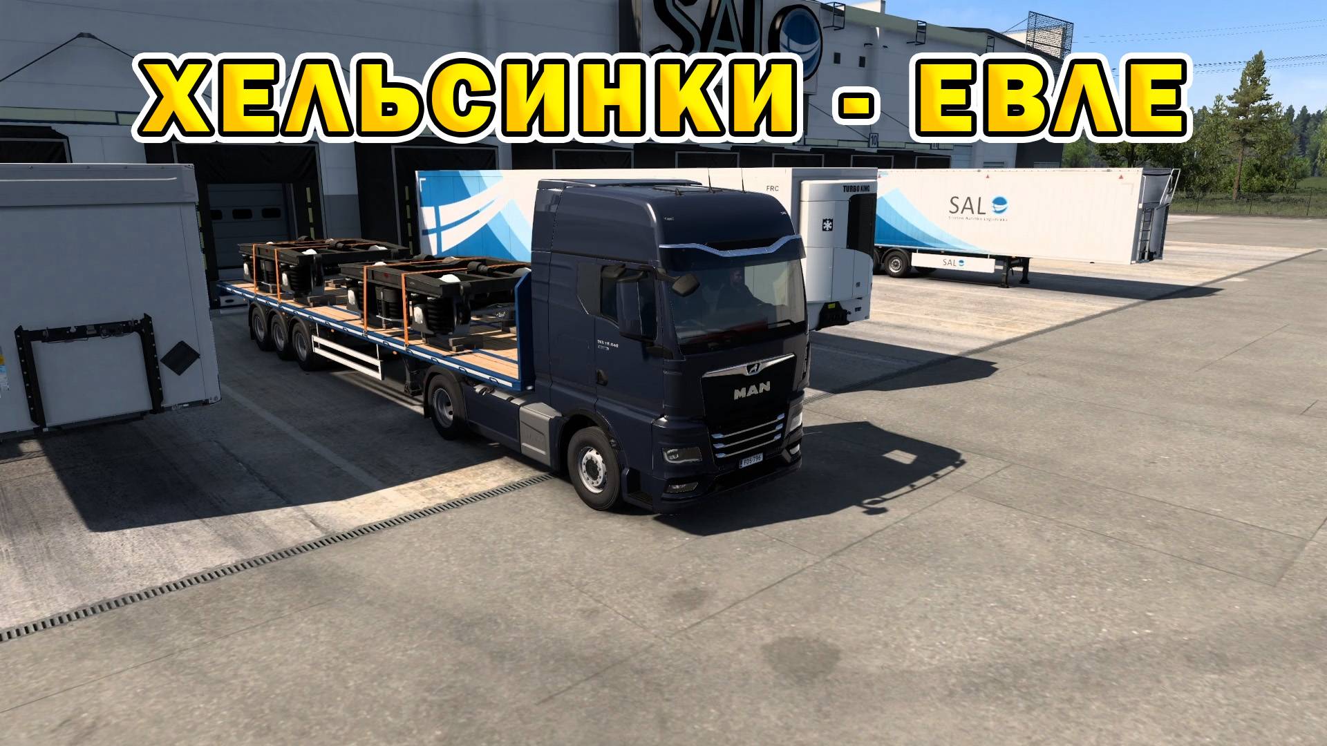 ETS2 1.55 | Хельсинки - Евле смотреть онлайн