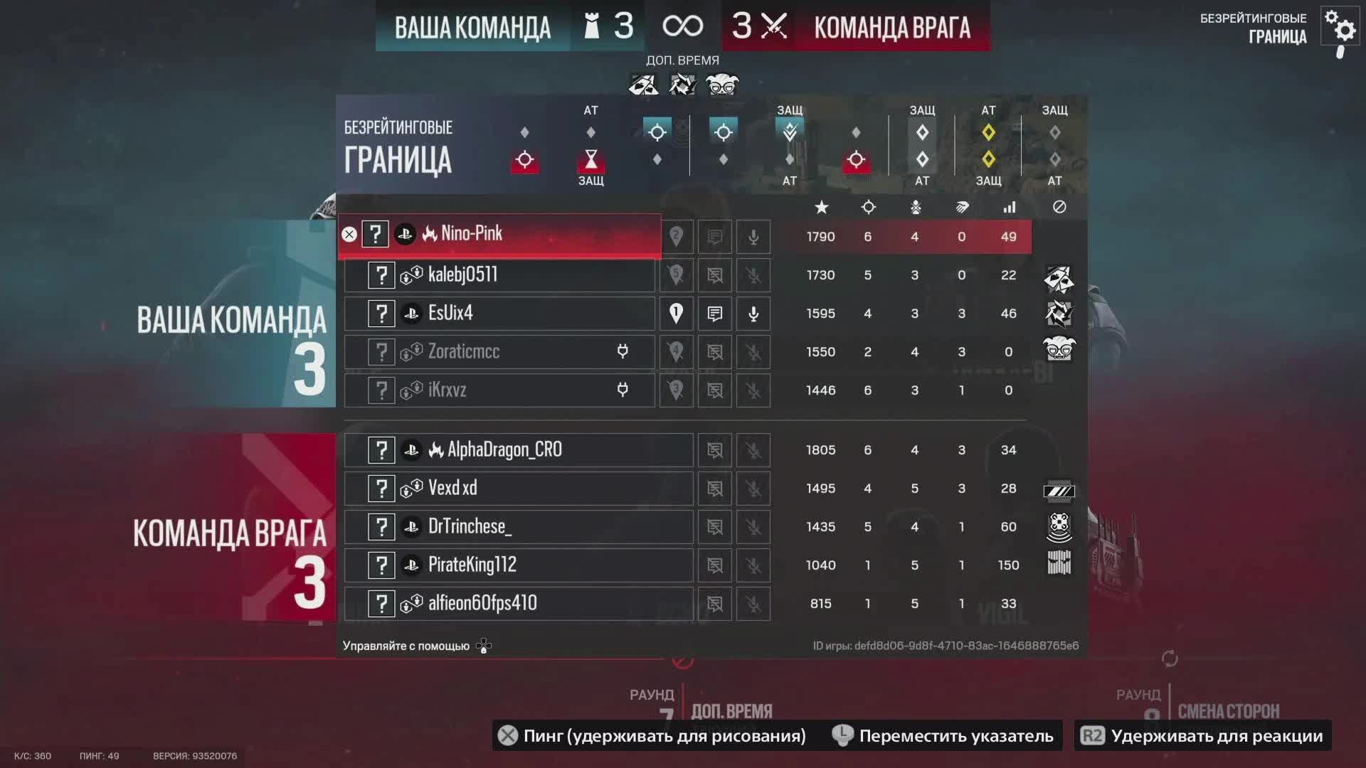 Rainbow Six Siege X на PS5 Pro рейтинг