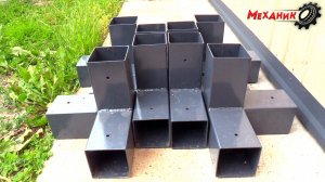 Вот что я сделал из обрезков профильной трубы пока был в отпуске!