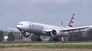 Подборка красивая самолетов которые производят посадку и взлетают