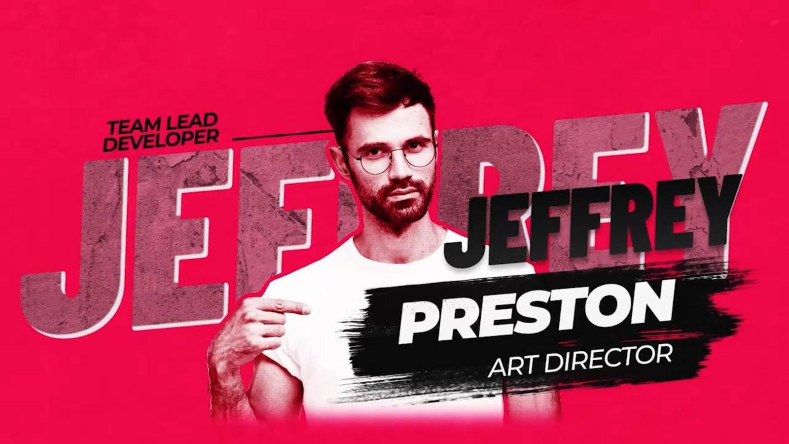 Brush Opening Titles. Заставка с актерами в стиле Freeze Frame на заказ. Пример