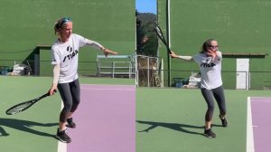 Как бить тяжелый топспин, как теннисный профи!