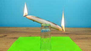 Качели из горящей свечи и пламя под водой! Эксперименты со свечой!