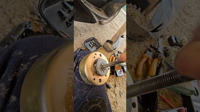 как снять ротор генератора на скутере 150 кубов