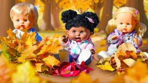Мой детский сад – Осенние листья – Игры для детей и куклы пупсы Беби Бон