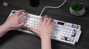 Тайпинг клавиатуры Дарк Проджект KD87 с модульным нампадом DP-KD-87A-000102-GMS