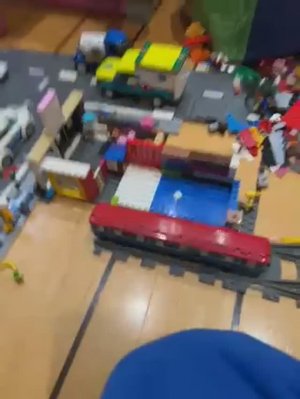 Лего метро испытание поездов