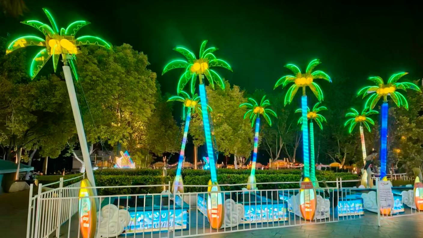 Банджи-батут «Тропический рай», 1-местный, 2×2×4 м смотреть онлайн