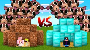 🌊МЫ ПЕРЕЖИЛИ ЦУНАМИ ИЗ 99 НОЧЕЙ В ЛЕСУ В МАЙНКРАФТ! MINECRAFT