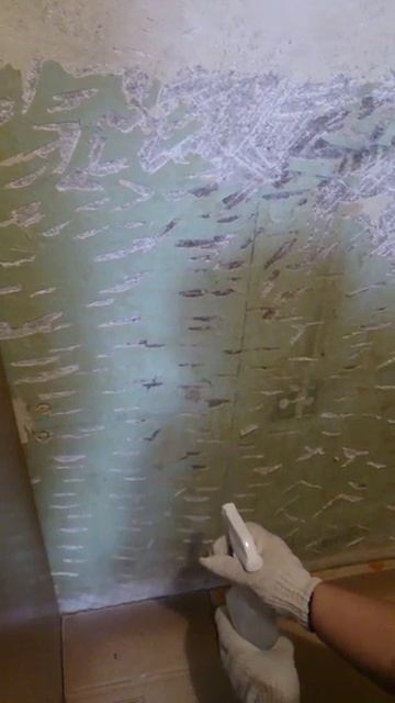 Удаление краски со стены смывкой краски КраскиНет часть 1