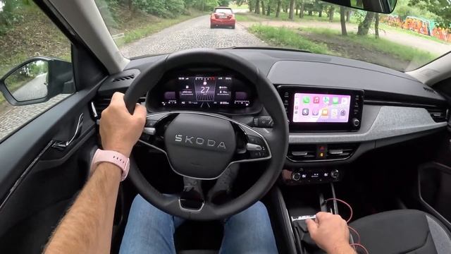 Skoda Kamiq 2025 [1.0 л. TSI 115 л.с.] POV Test Drive смотреть онлайн