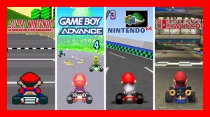 Evolution of Mario Kart Games 🚗 [SNES ⋙ Nintendo Switch]