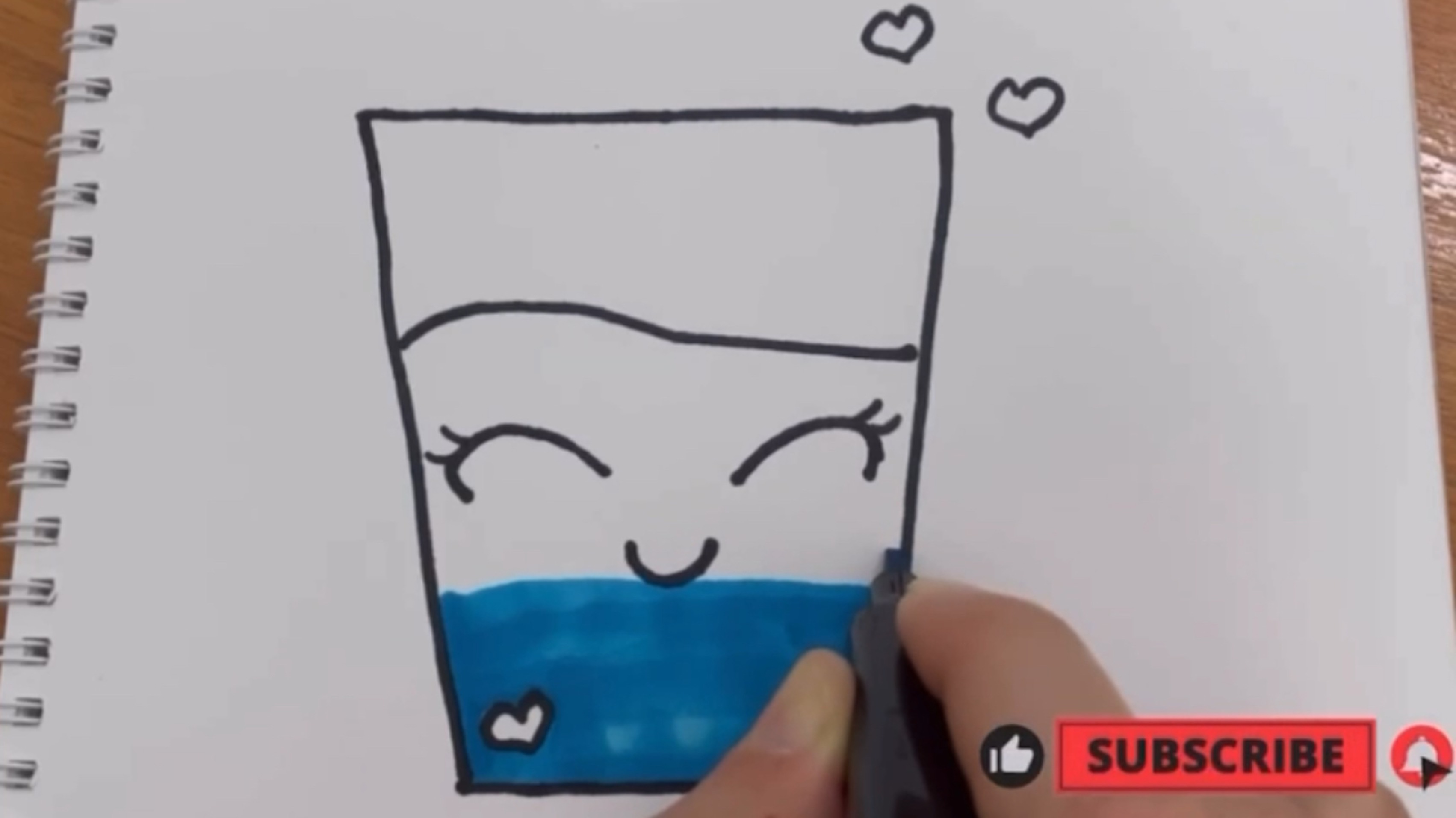 Стакан с водой. Рисуем Вместе. смотреть онлайн