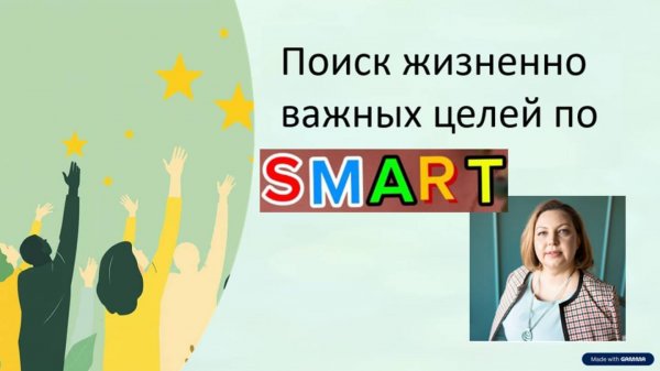 Тренинг Целеполагание. Выявляем важные цели и анализируем их по SMART