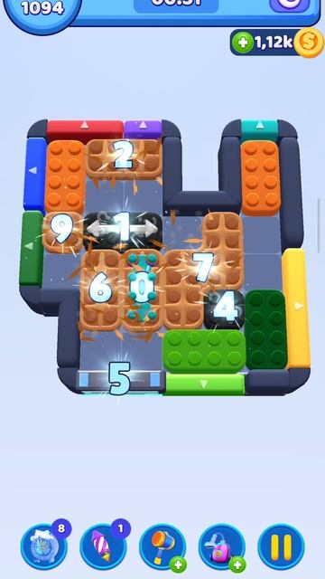 Color Block Jam 1094 уровень (комментарии приветствуются)))