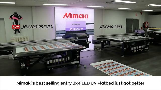Планшетный УФ принтер MIMAKI JFX200-2513EX смотреть онлайн