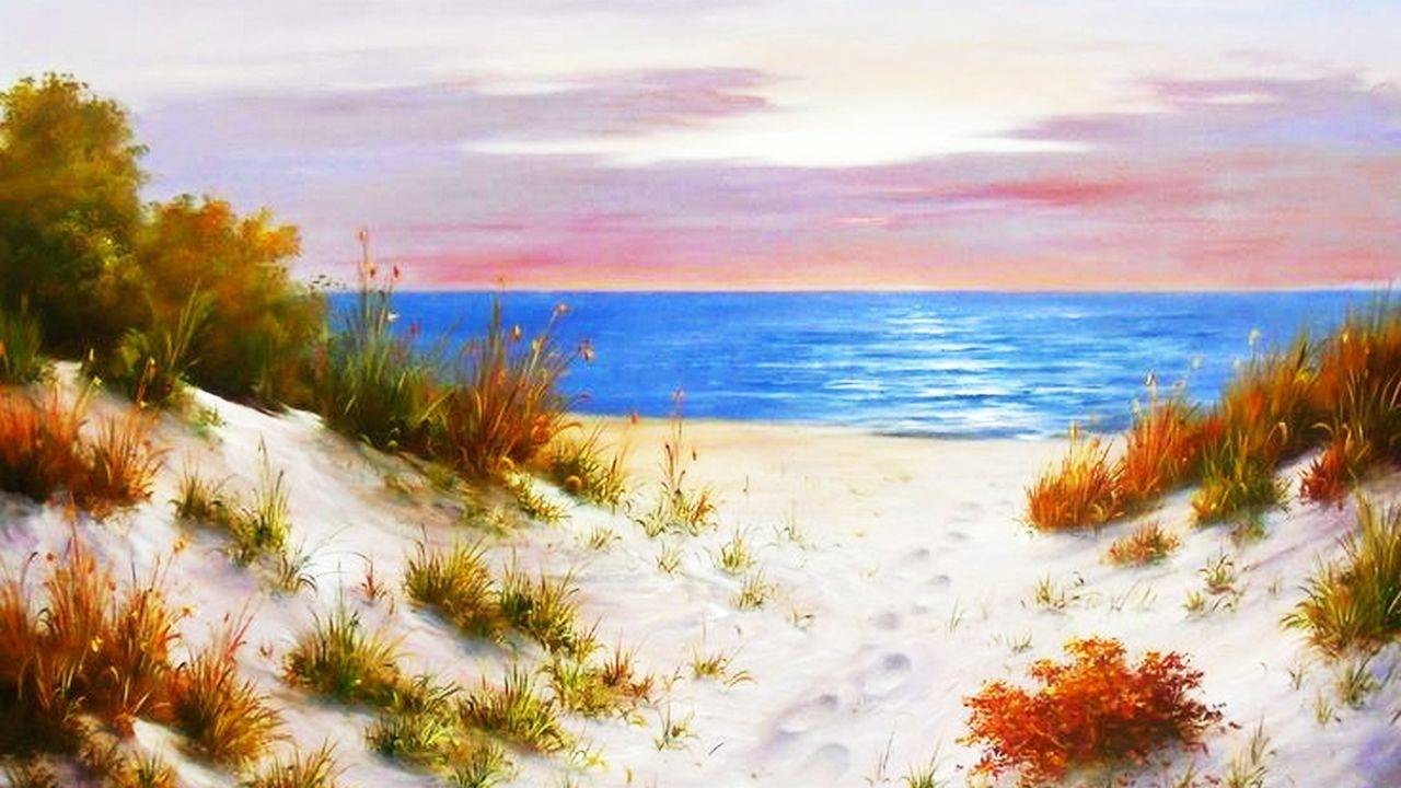 Лето в живописи художника Хайнца Шёлльхаммера смотреть онлайн