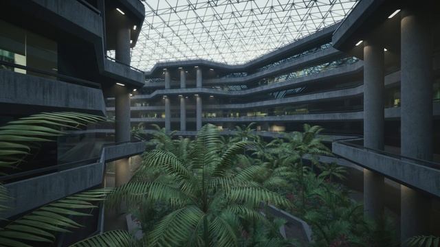 Verdant Complex ｜ 2-Hour Brutalist Ambience
