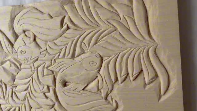 Рельефная резьба по дереву. Часть 5