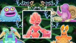 Островок Воды - Все Монстры, Песни и Анимации (My Singing Monsters, Мои Поющие Монстры, Msm, Мсм)