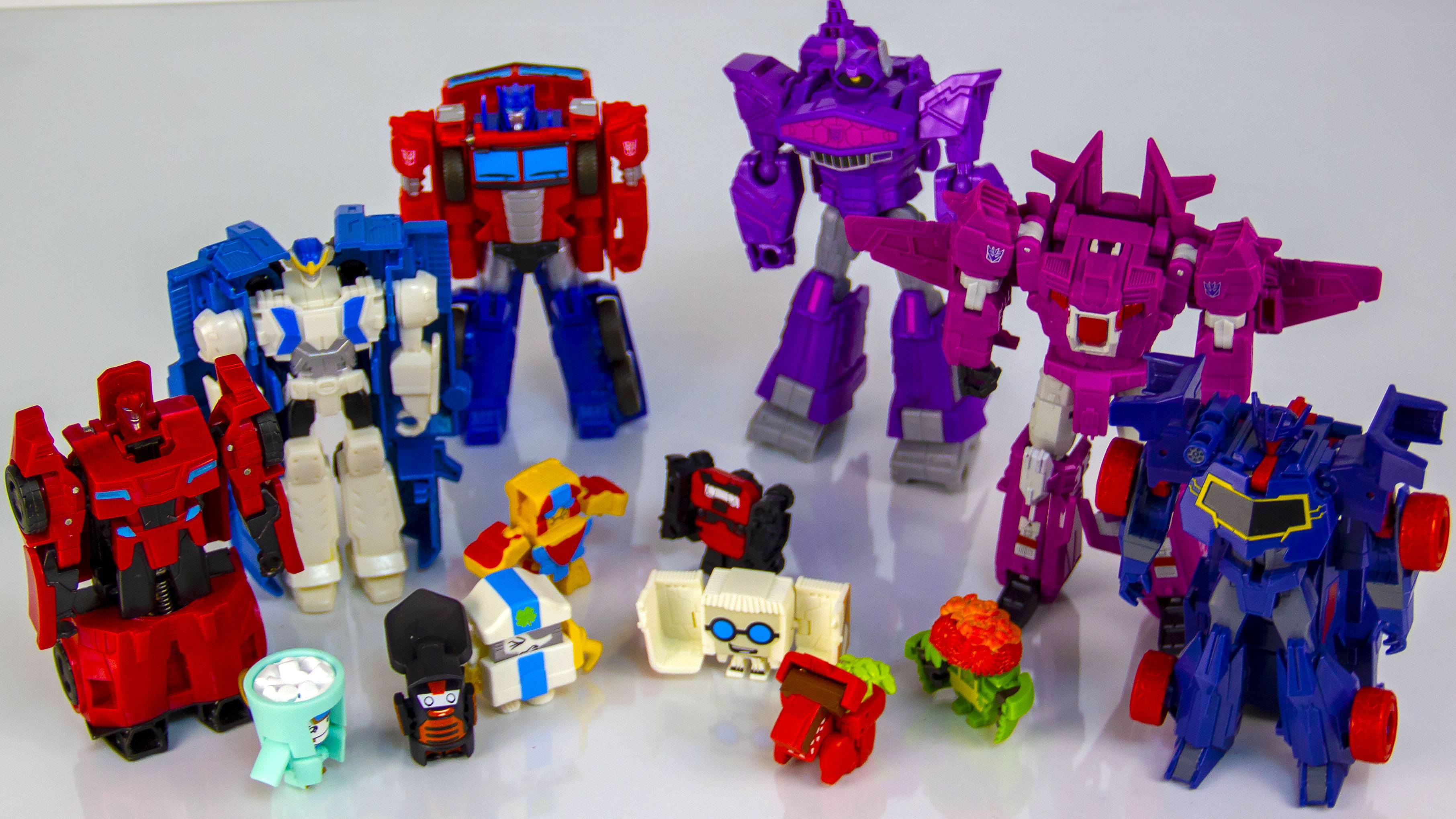 БотБоты с Автоботами против БотБотов с Десептиконами. Мультики про Трансформеров для детей. смотреть онлайн