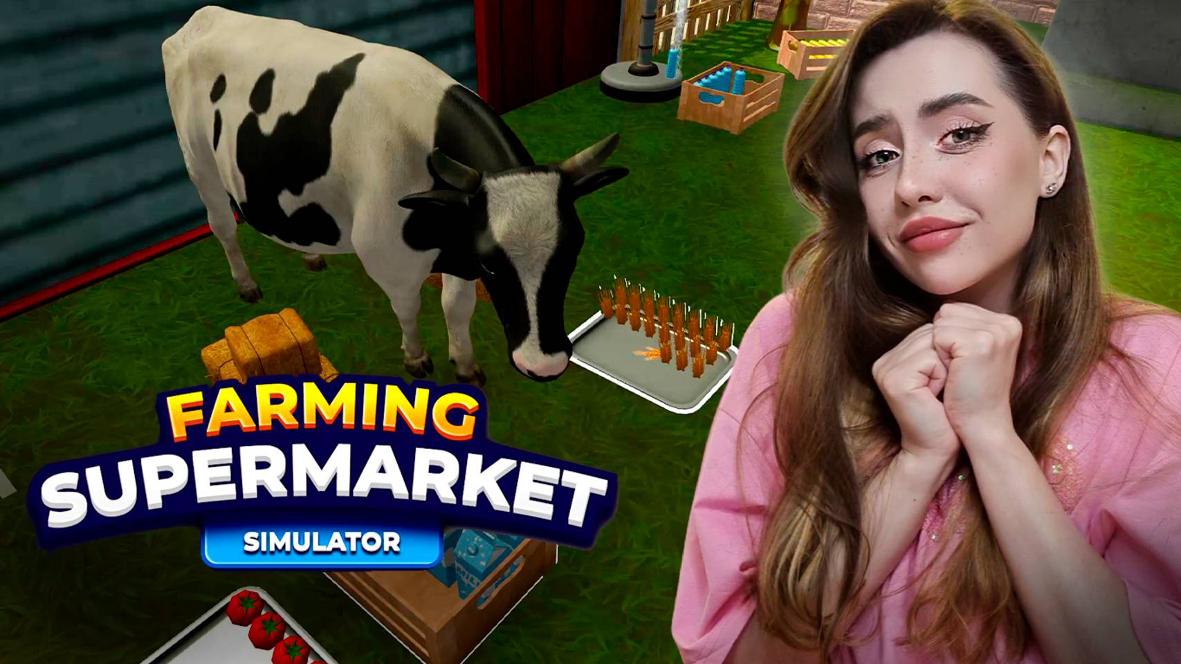 ТЕПЕРЬ У МЕНЯ ЕСТЬ КОРОВА! ➤ Farming & Supermarket Simulator #3 смотреть онлайн