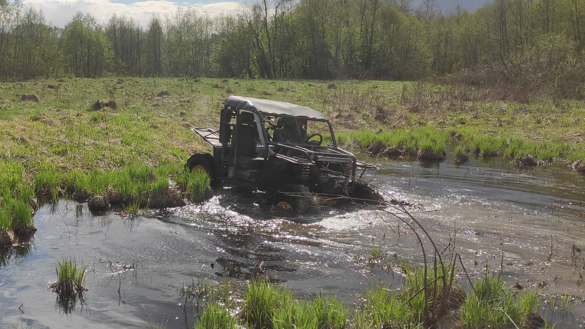Прототип и квадроцикл, ручьи, добрались до болота смотреть онлайн