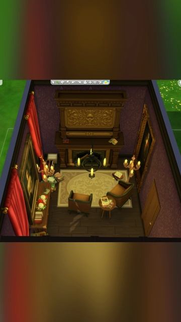 Мрачный кабинет с библиотекой в sims 4 #sims4 #строительство #снежок #симс #gaming смотреть онлайн