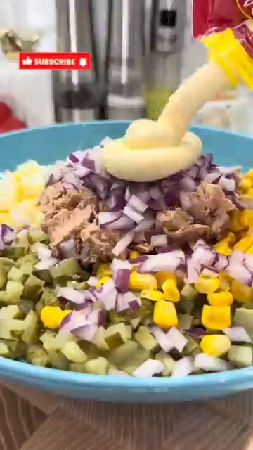 Салат с тунцом с высоким содержанием белка! Просто, полезно и вкусно!