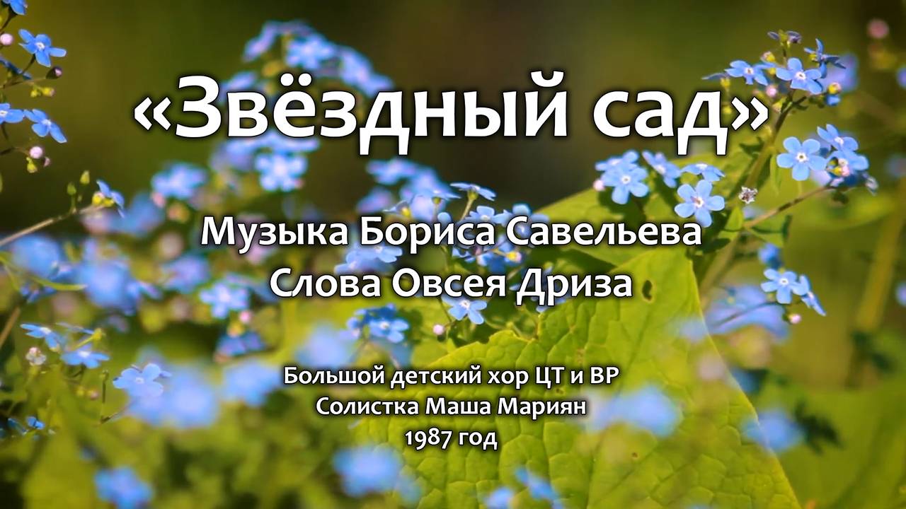 Звёздный сад смотреть онлайн