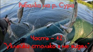 Рыбалка на р. Сура. Часть - 42. «Уклейки столько я не видел».