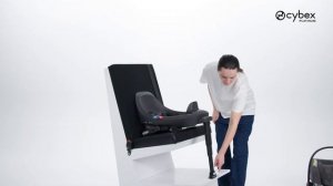 Как снять автокресло Cybex Cloud T с базы