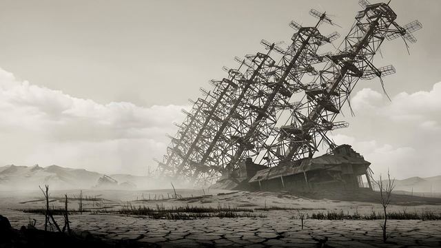 FALLEN RELAY ｜ Dark Dystopian Ambient ｜ Alien World Soundscape ｜ Dystopian Ambience, Background