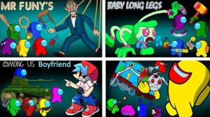 AMONG US  есть те, кто сбегает из магазина игрушек мистера Весельчака.