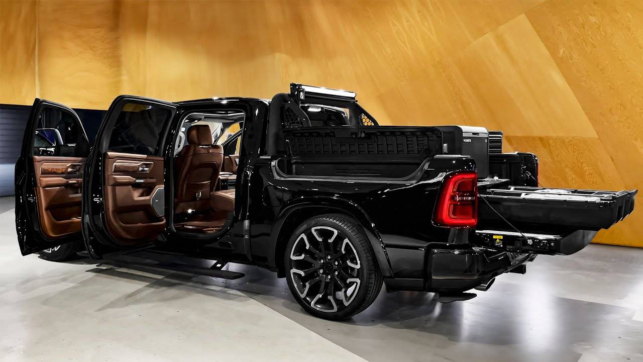 Новый Dodge RAM 1500 Longhorn 2025 года — звук, интерьер и экстерьер смотреть онлайн