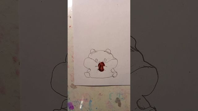 туториал как сделать наклейку хомяка