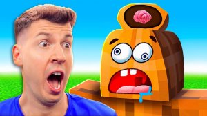 🧠 ЕГО МОЗГ УМЕНЬШИЛСЯ в 10000 РАЗ! ОН ЗАБЫЛ КАК ХОДИТЬ В МАЙНКРАФТ!