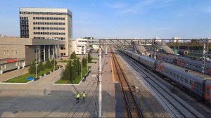 ТЮМЕНСКИЙ ВОКЗАЛ. ПОСАДКА НА ПАССАЖИРСКИЙ ПОЕЗД ТЮМЕНЬ-ТОБОЛЬСК. ПРИЕХАЛА ЭЛЕКТРИЧКА из